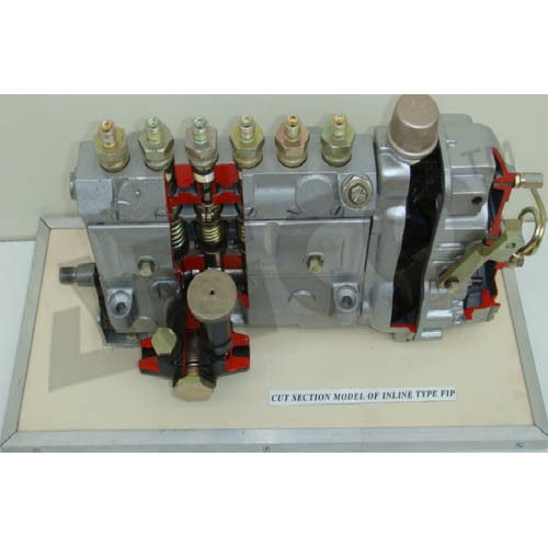 Cut Section Model Of Fuel Injection Pump Inline Type Application: Lab Equipment