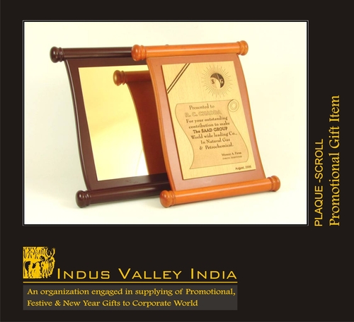 Plaque - Scroll