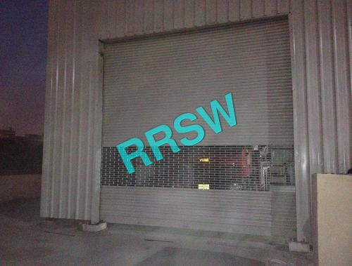 Silver Rolling Shutters