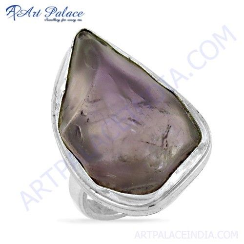 Excellent Amethyst Gemstone Silver Ring