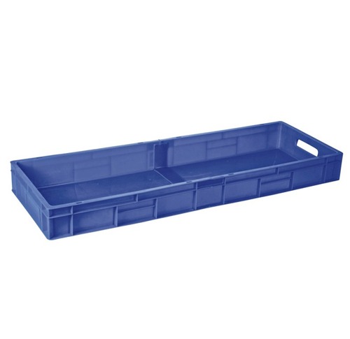 Series Fabrication - Plastic, Varied Dimensions, Blue | Lightweight, Durable, Stackable, Easy to Clean, Handle
