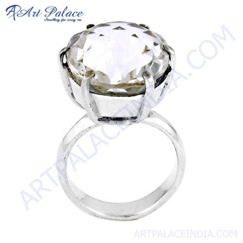 Classy Cubic Zirconia Gemstone 925 Streling Silver Ring