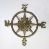 Aluminum Rose Compass Antique 23''
