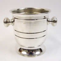 Silver-plated Wine Cooler Size: 7" H X 9" W