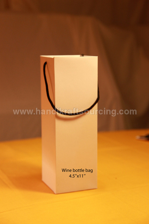 WineBottle bag -4.5x11 inches