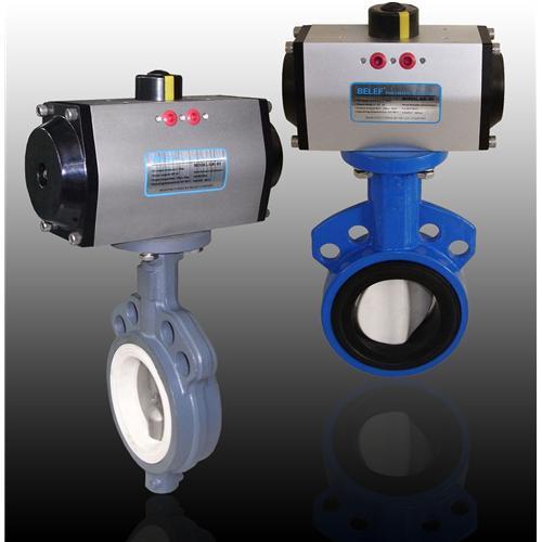 Butterfly Valves With Pneumatic Rotary Actuator By DYNAMIC ENTERPRISES INC.