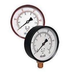 Bourdon Pressure Gauges Dial Material: Plastic