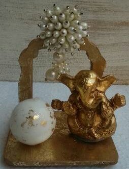 Bhajan Sandhya Box - Ganesh Theme, Indoor Modern Design | Factory Made, Stylish Decor for Festive Celebrations