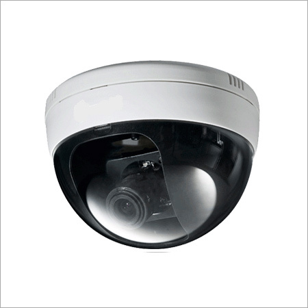 TVL VF Dome Indoor Camera - Plastic Housing, 100x100mm, White | 720p Resolution, Iris Lens, Day/Night Vision, Easy Install