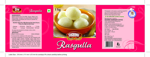 Packed Rasgulla