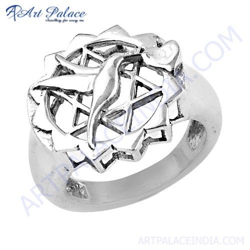 New Stylish Plain Silver Ring Jewelry