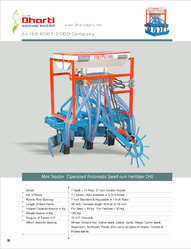 Mini Tractor Seed Cum Fertilizer Drill