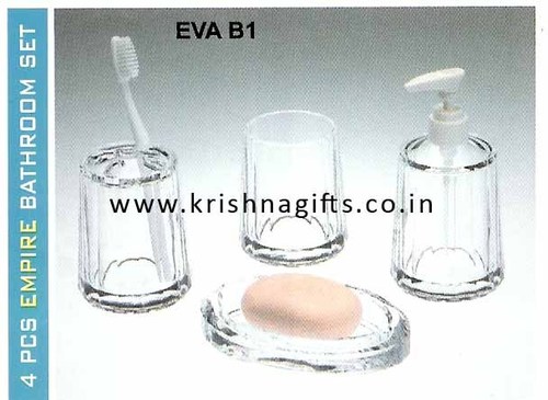 Bath Set 4pc Acrylic