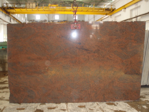 Granite Slabs Red Multi Colour