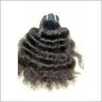 Thread Hand Weft Hair - Human Hair, 12-24 Inches, Black | Smooth Texture, Perfect Curls, Strong, Free Shredding