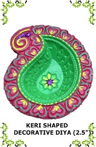 Keri Shaped Decorative Diya