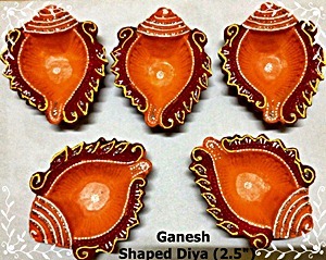 Ganesh Shaped Diya