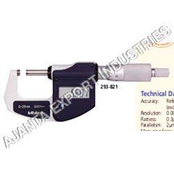 Digimatic Micrometer Application: Laboratory