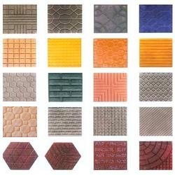 Colored Chequered Tile