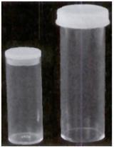 SPECIMEN TUBES, PLASTIC TRANSPARENT