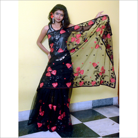 Designer Net Saree