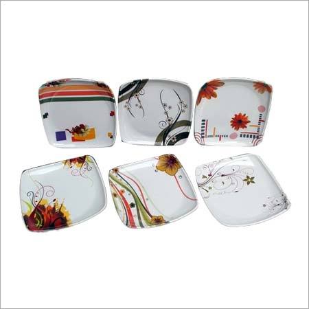 Melamine Square Plates