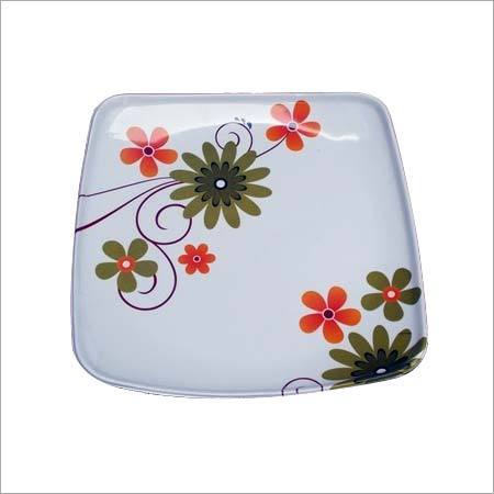 Melamine Unbreakable Square Plates