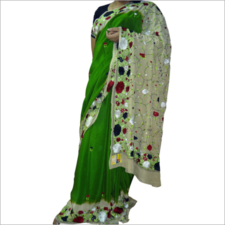 Crape Saree