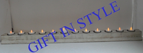 Designer Tealight Log - Glossy Finish, Long Lasting Luster, Eye-Catching Look | Stunning Design for Arts & Crafts, Ceremony or Party Decoration