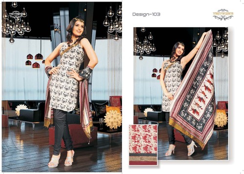 Indian Unstitched Salwar Kameez