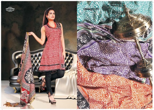  Cotton Printed Unstitch Suit