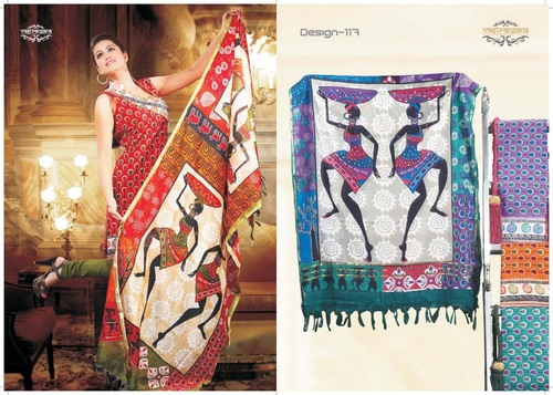 Embroidered Unstitched Suit