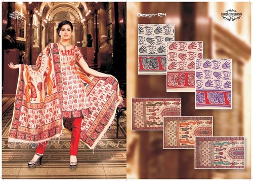 Designer Party Wear Unstitched Suit