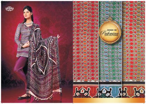 Unstitched Ladies Cotton Suit
