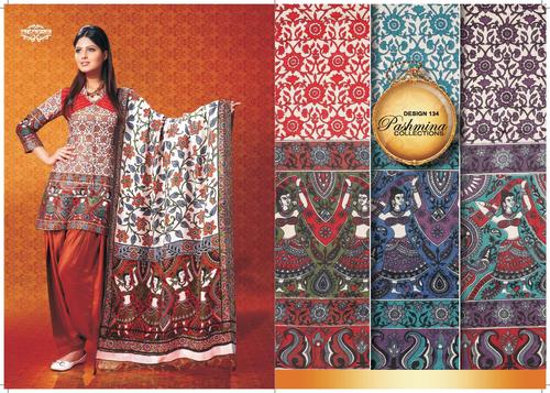 Pashmina Unstitch Suits