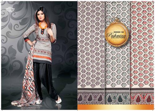 Unstitched Patiala Salwar Kameez