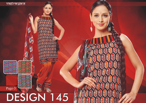 Ethnic Unstitched Printed Suits