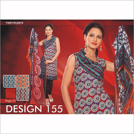 Unstitched Cotton Salwar Kameez