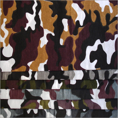 Camouflage Cotton Fabric
