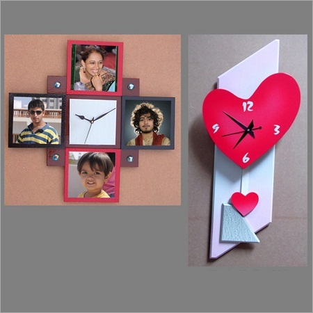 Wall Clock With Photo Frame