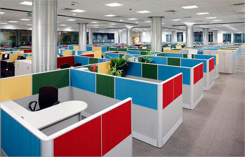 Office Partition - Wood and Fabric, 1500x1200x600 mm, Multicolor | Space Optimization, Sound Reduction, Privacy Enhancement, Customizable Design