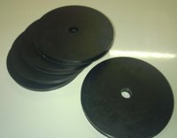 Rubber Disc - Premium Natural Rubber, Custom Sizes And Thicknesses, Round Shape, High Quality Black Finish
