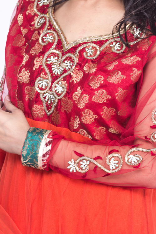 Hand Embroidered Buta Work
