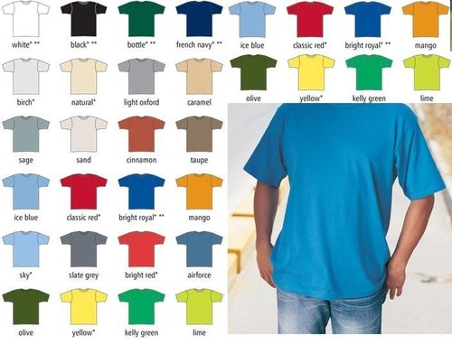 Mens Blue T Shirt
