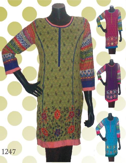 Stylish cotton Printed Kurties