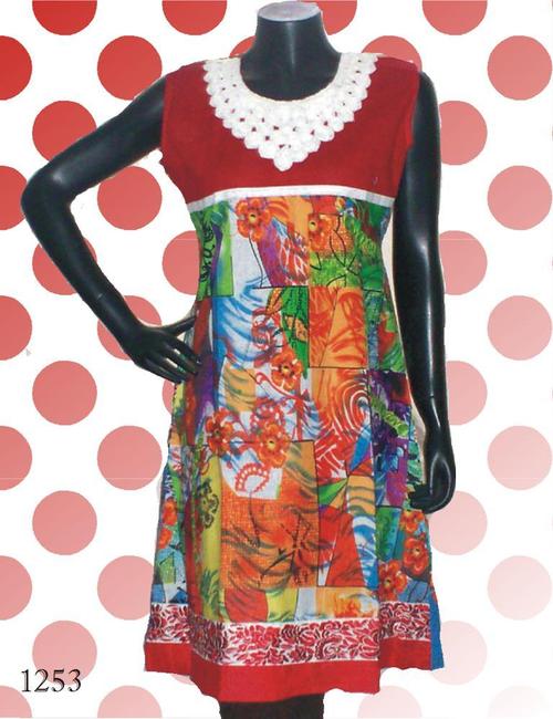 Traditional cotton printed kurties supplier india