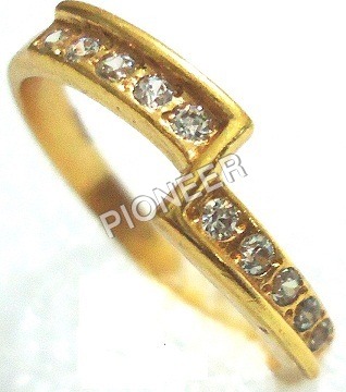 Zinc Alloy diamond Ring