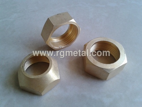 Brass Hex Dome Nuts