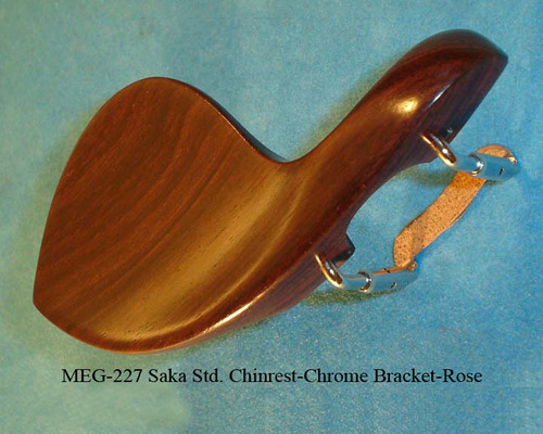 Chinrest Chrome Bracket Rose