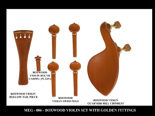 Boxwood Violin Set